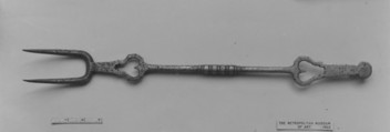 Meat fork, Steel, Flemish