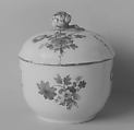 Sugar bowl (part of a set), Royal Porcelain Manufactory, Berlin German, Hard-paste porcelain, German, Berlin