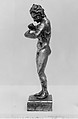 Marsyas Playing the (missing) Double Flute, Gilt bronze, probably German