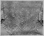 Shawl, Needle lace, Point de Gaze, French