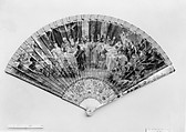 Fan, Ivory, mother-of-pearl, French