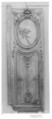Wall panel, Carved and painted oak, French