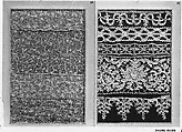 Piece, Bobbin lace, Italian, Abruzzi
