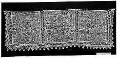 Altar frontal, Bobbin lace, Italian, Genoa