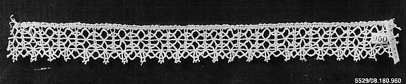 Fragment, Bobbin lace, Chinese, for export