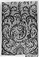 Scarf, Bobbin lace, Chantilly lace, silk, French, Chantilly
