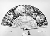 Fan, Paper and ivory, possibly Dutch