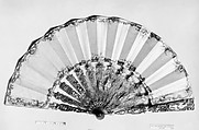 Fan, Silk, tortoiseshell, French