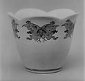 Beaker, Chantilly French, Tin-glazed soft-paste porcelain, French, Chantilly