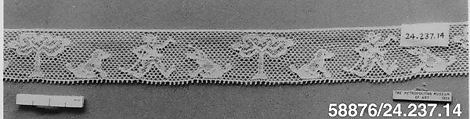 Strip, Machine made lace, French