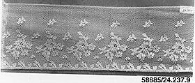 Strip, Machine made lace, French