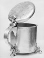 Peg tankard, Bendix Aagsen Lund, Silver, Danish, Copenhagen