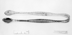 Sugar tongs, Sheffield plate, British