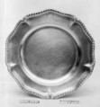 Plate, Paul de Lamerie  British, Silver, British, London