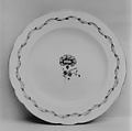 Plate, Chantilly French, Soft-paste porcelain, French, Chantilly