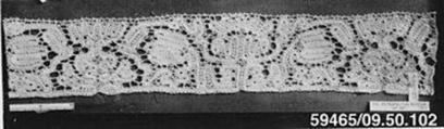 Strip, Bobbin lace, Italian, Adriatic