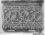 Strip, Embroidered net, buratto,punto à rammendo,  bobbin lace, Italian or Spanish