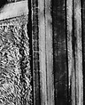 Length of doubled-sided velvet and plush silk, Silk; cut, voided striped velvet and plush, Spanish