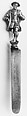 Knife, Silver gilt, steel, French