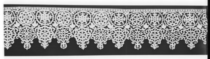 Pointed lace, Needle lace, punto in aria, Italian