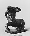 Centaur, Bronze, green marble base, Italian