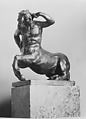 Centaur, Bronze, green marble base, Italian