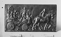 The Triumph of the Cardinal Virtues: Temperance, Prudence, Fortitude and Justice (one of a series), Bronze, Netherlandish