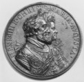 Henry IV, King of France (b. 1553, r. 1589–1610) and Marie de Médicis, his consort (1573–1642), Medalist: Guillaume Dupré (French, 1579–1640), Gilt bronze, French, Paris