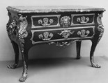 Commode, Bois satiné, gilt bronze, marble, French