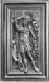 Cabinet, Style of Hugues Sambin (French, Gray ca. 1520–1601 Dijon), Carved, painted, and gilded walnut, French