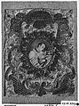 Cover for a prayer book, Silk and metal thread on silk, German