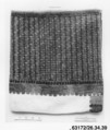 Sleeve, Silk on linen, Greek Islands, Karpathos