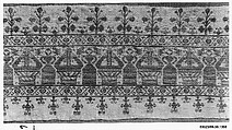 Piece, Cotton on linen, Czechoslovakian, Bratislava