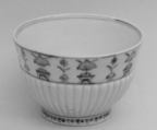 Teabowl, Saint-Cloud factory French, Soft-paste porcelain, French, Saint-Cloud