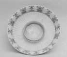 Saucer, Saint-Cloud factory French, Soft-paste porcelain, French, Saint-Cloud