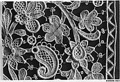Insertion, Machine made lace, Italian