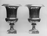 Vase (one of a pair), Sèvres Manufactory French, Hard-paste porcelain, French, Sèvres