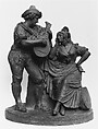 Statuette group, Bartolomeo Pinelli  Italian, Terracotta, Italian, Rome