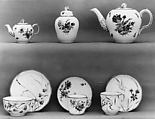 Tea caddy, Royal Porcelain Manufactory (Danish, 1775–present), Hard-paste porcelain, Danish, Copenhagen
