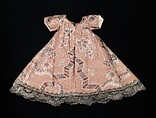 Dress for an altar figure, Silk, metal bobbin lace, European