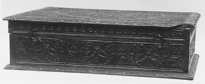 Box, Carved walnut?, French, Lorraine