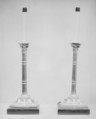 Pair of candlesticks, Samuel Littlewood, Silver, British, London