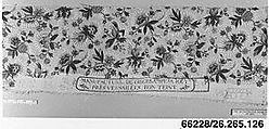 Floral print, Oberkampf Manufactory (French, active 1760–1843), Linen, French, Jouy-en-Josas