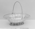 Sweetmeat basket, Burrage Davenport, Silver, British, London