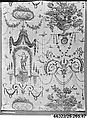 Floral print with figures, Cotton, French, possibly Nantes
