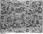 Pictorial print, Oberkampf Manufactory (French, active 1760–1843), Linen, French, Jouy-en-Josas