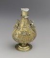 Perfume bottle, Possibly by Jasper Fysher (ca. 1568–1585), Silver gilt, British, London