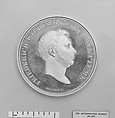 In Honor of King Friedrich William of Wurtemburg, Known as William I (1816–64), F. Wagner, Gold, German