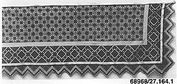 Scarf, Linen on linen, Russian