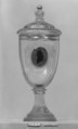 Pokal with cover, Johann Sigismund Menzel, Glass, German, Silesia (Warmbrunn)